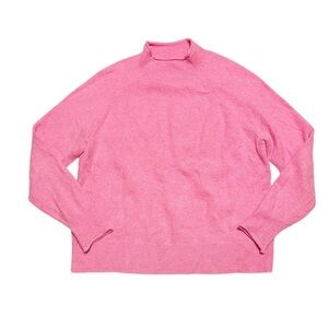 J. Crew Pink Turtleneck Sweater